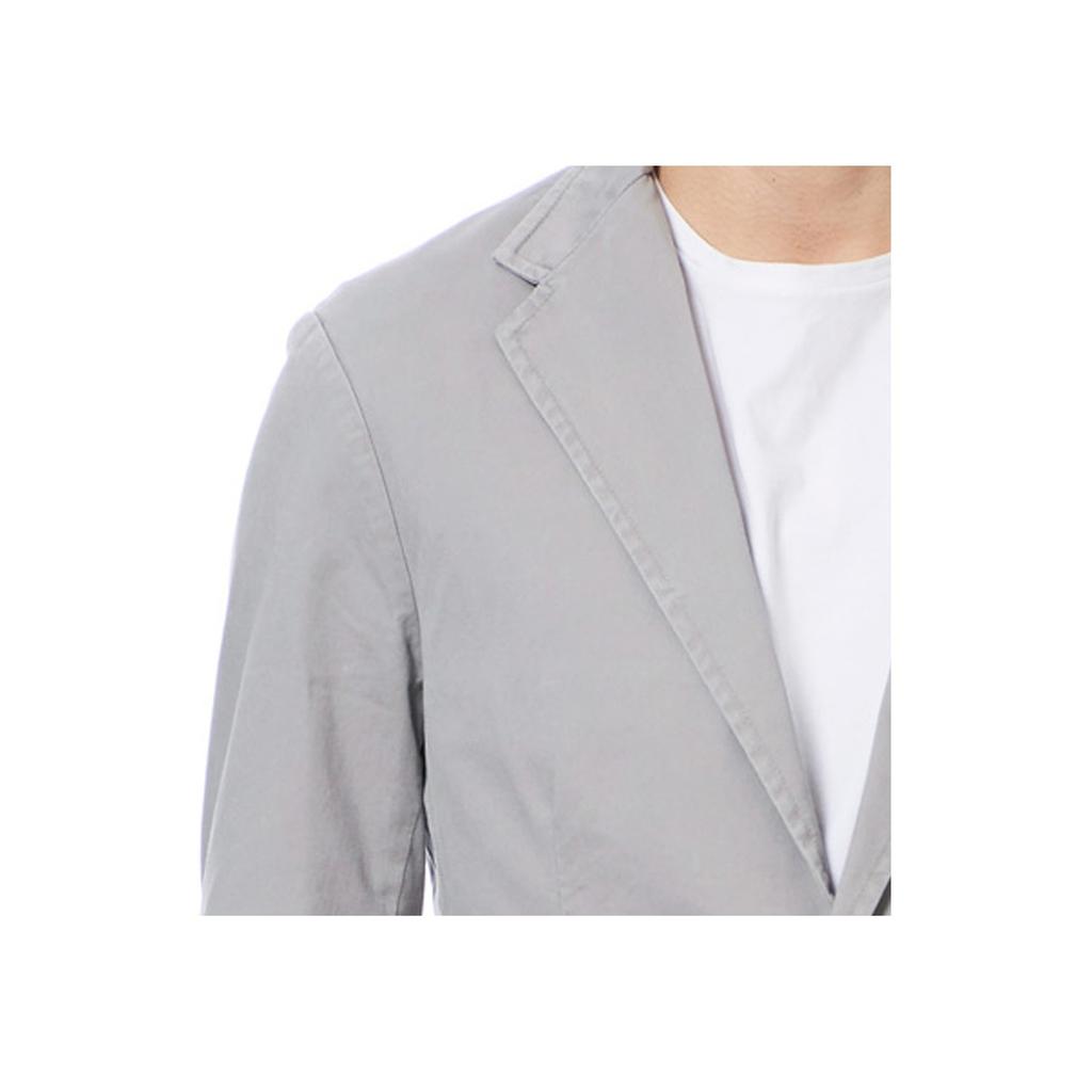Polo Ralph Lauren Solid Color Single-Breasted Flap Pocket Long Sleeve Blazer Men Blazers Gray 715754089-018