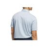 Adidas Go-To Lightweight Breathable Soft Comfortable Short Sleeve Golf Retro Sports Polo Men Polo Shirts Miracle-Blue JN8265