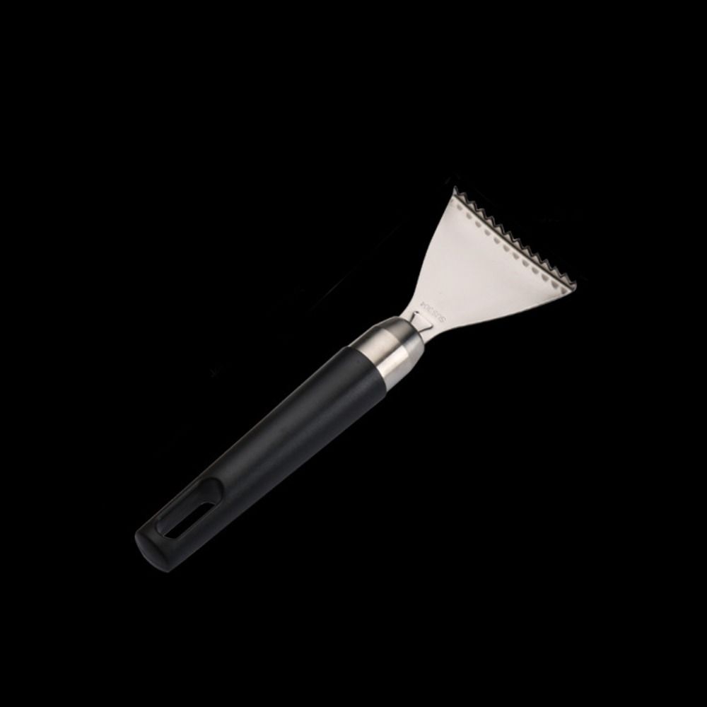 Home Stainless Steel Fish Scale Remover ABS Handle Cooking Fish Scale Scraper Smooth Seafood Tools