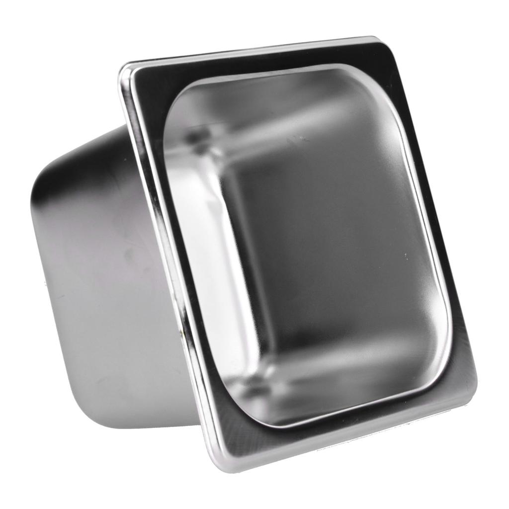 Stainless Steel Basin Food Bowl Buffet Basin Insulation Counter Basin for Home Canteen Meal Hotels