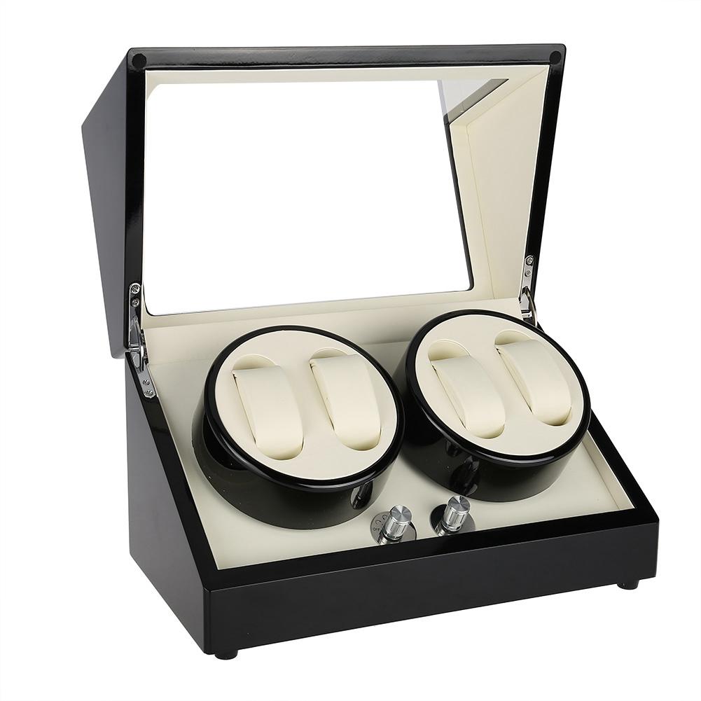 4+0 Wooden Wristwatch Mechanical Watch Automatic Winder Case Box