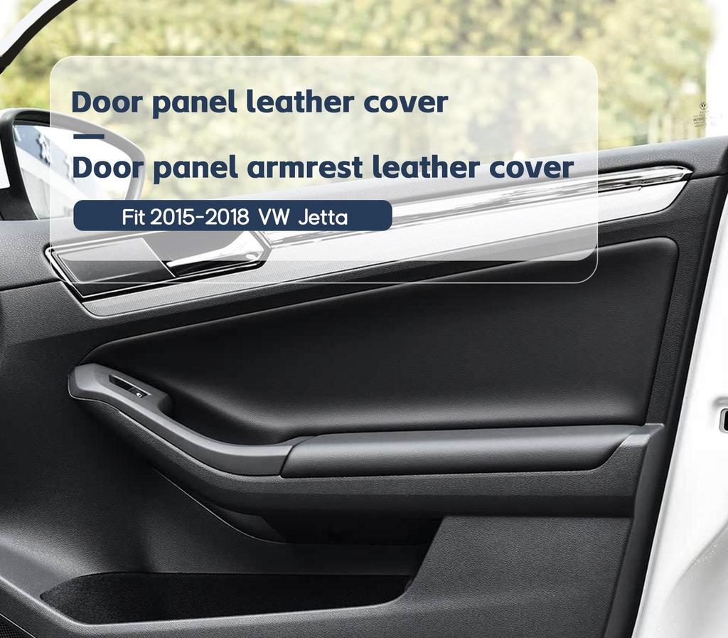 Volkswagen Jetta Sagitar (2015-2018) Interior Door Panel & Armrest Leather Upgrade