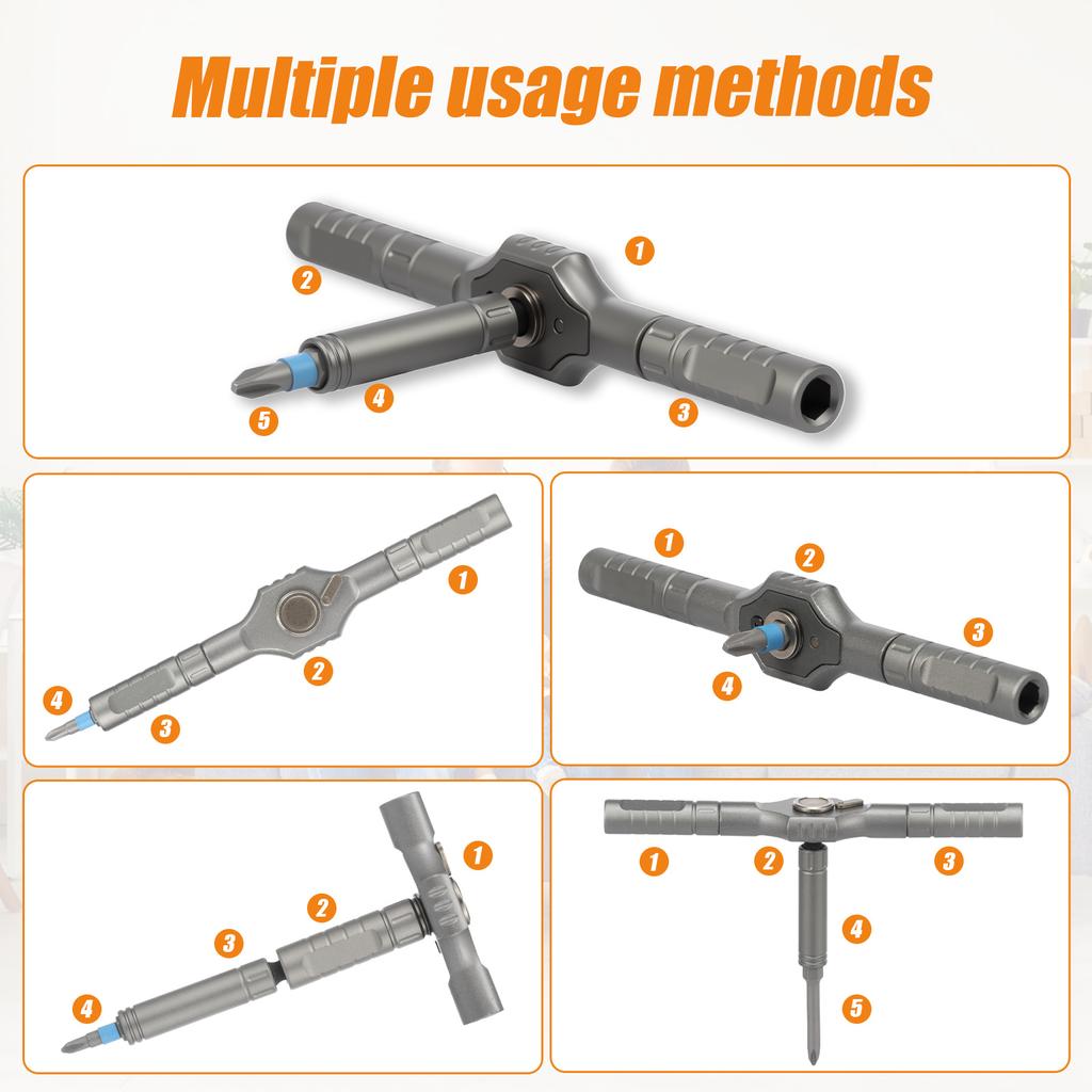 Ratchet Screwdriver Set 43in1/24in1 Magnetic Screwdriver Repair Tools Set with Handle Multi-functional Screwdrivers for Computer