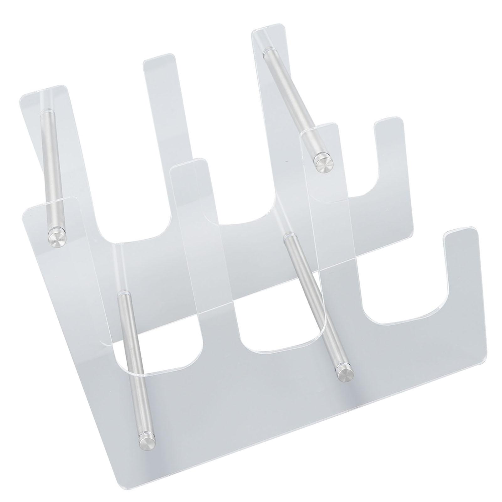 Keyboard Display Stand 3 Tier Acrylic Desk Keyboard Storage Holder for Mechanical Gaming Keyboard