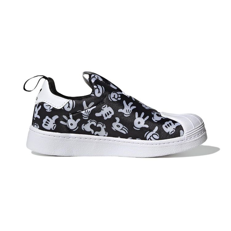 Adidas Disney X Superstar 360 J Mickeys Hands Kids Sneakers Black Core-Black Cloud-White GX1872