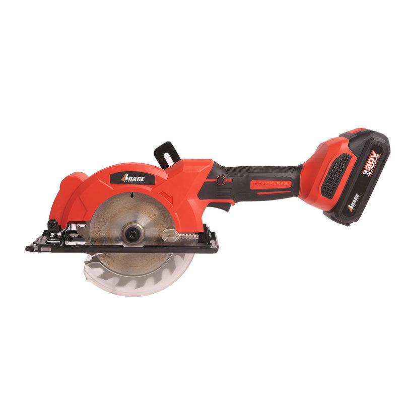 Compact High-Power One-Handed Circular Saw with Lithium Battery for Wood and Stone Cutting