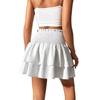 2025 Damen High Waist Unifarbener Faltenrock - Schlankmachend, Sportlich Sommer Neuheiten