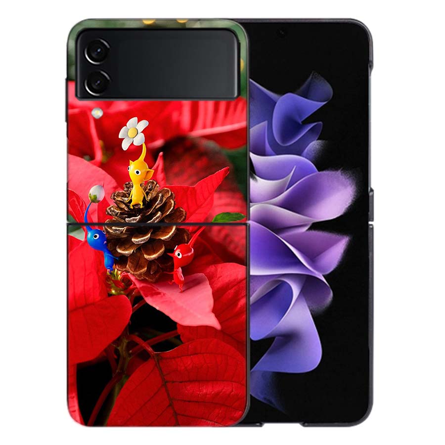 Game Pikmin 4 Coque For Samsung Z Flip7 6 Galaxy Case Shockproof Z Flip5 Z Flip3 4 5G Hard Cover Phone TPU PC Hard Funda
