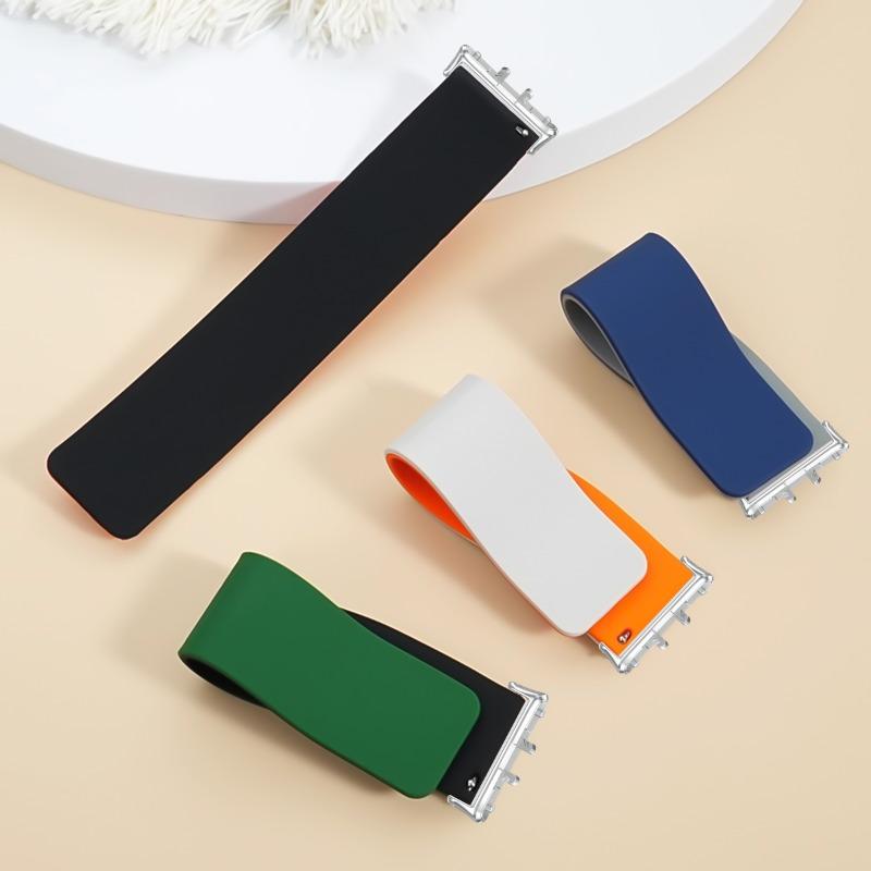 Magnetic Silicone Band for Samsung Galaxy Watch Fit 3 Sports Straps for Galaxy Watch Fit 3 Smartwatch Bracelet Accessories