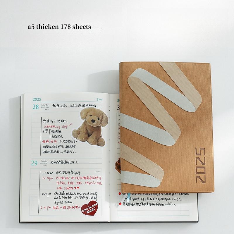 A5 Thicken 178 Sheets Daily Monthly Planner Organizer School Office 365 Days Time Management To Do List Plan Diary Journal Quality