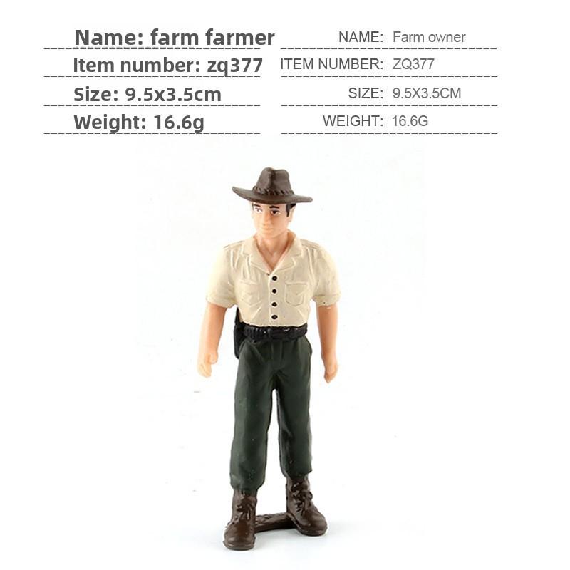 Simulated Diver Veterinarian Farmer Worker Postal Worker Toy Model Ornament For Collectors And Play