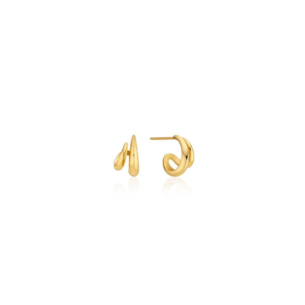 [Celebrity Wear][Byyer] Silver (Y) Tooth Hoop Earrings Bh7E4B732Y9Xxx