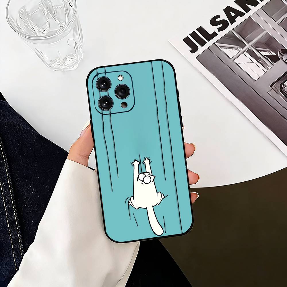 S-Simons And Cats-s Phone Case Silicone Soft For IPhone 17 16 15 14 13 12 11 X XR Plus Pro Max Plus