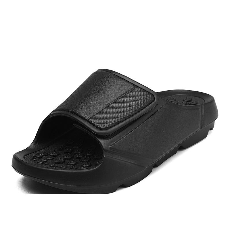Summer Comfort Massage Slippers: Lightweight Shock-Absorbing Single Strap Sandals for Outdoor and Beach, Available In Large Sizes.