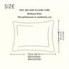 2pcs Summer Cool Pillowcase 30x50 40x60- Breathable Air Conditioning Pillow Cover for Hot Sleepers No Insert Included 30x50cm