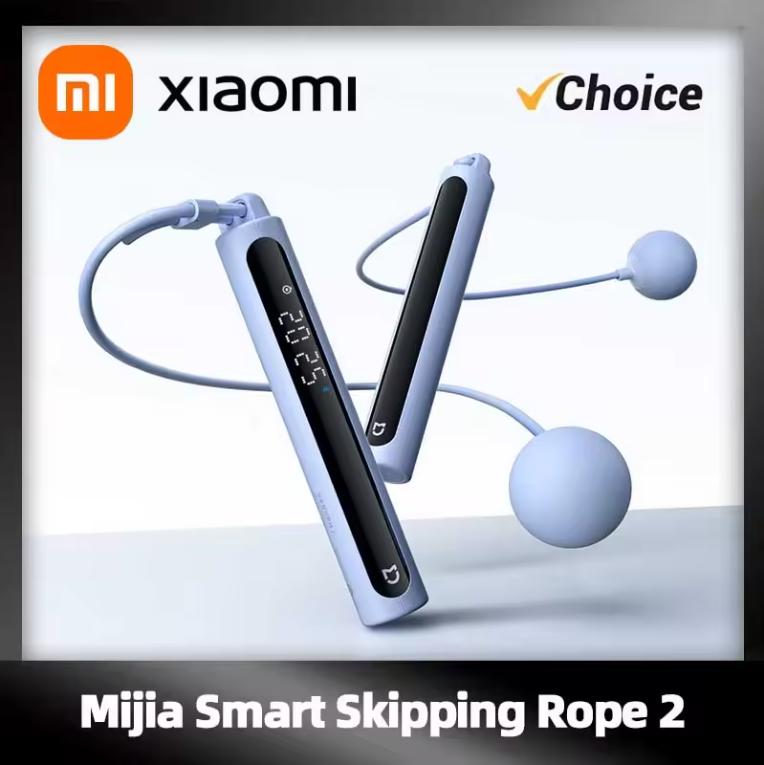 Xiaomi Mijia Smart Hoppetau 2 Digital Teller Justerbar Kaloriberegning Sport Fitness Trening Gå Ned i Vekt