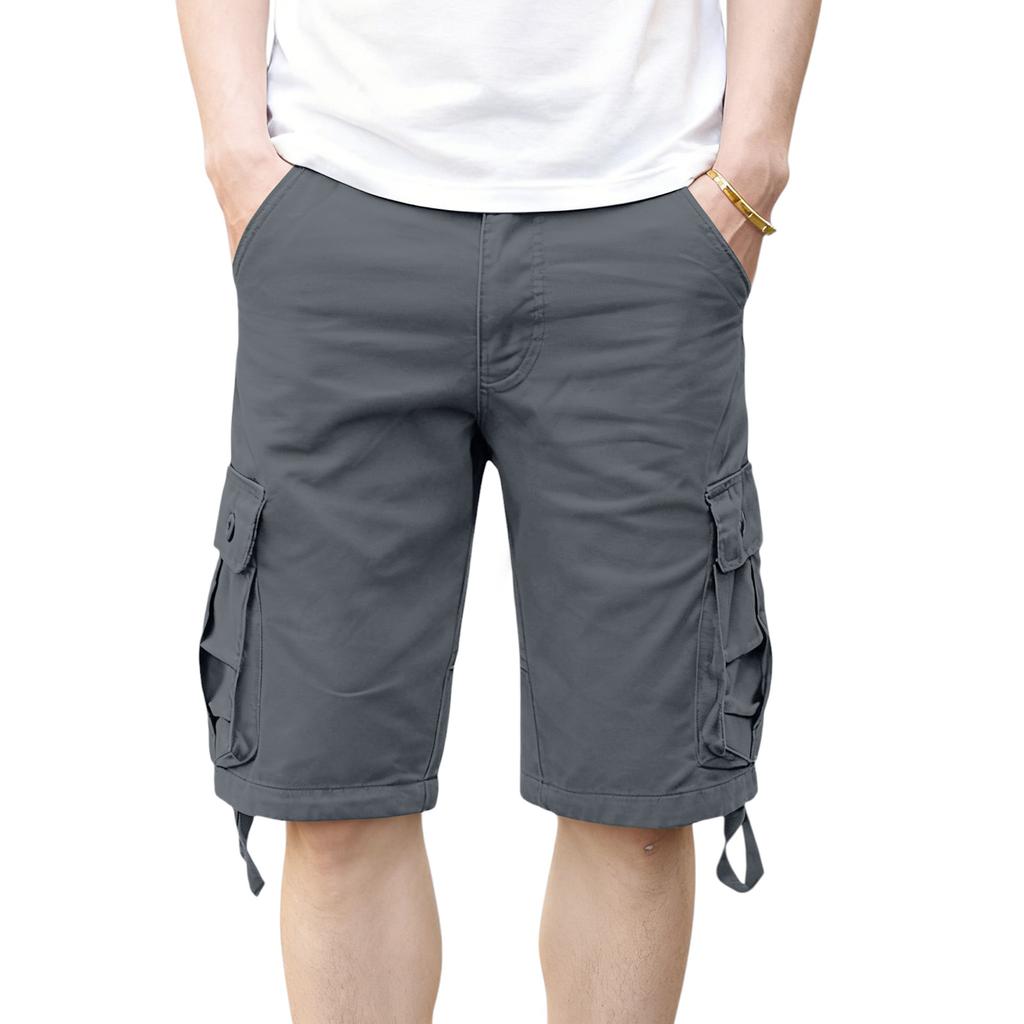 Men's Casual Workwear Multi-Pocket Shorts