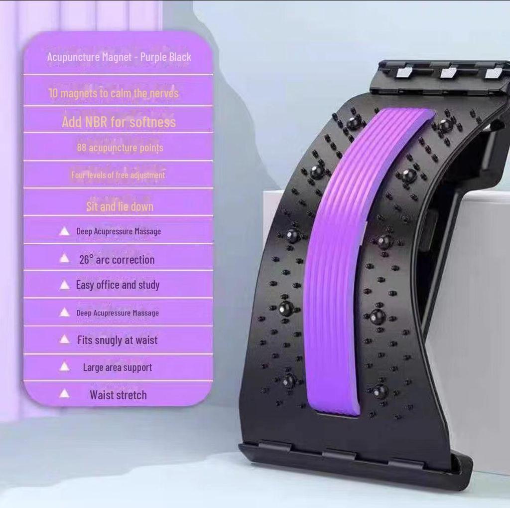 Cervical Spine and Lumbar Stretch Board: Multifunctional Relaxer and Traction Massager for Men and Women