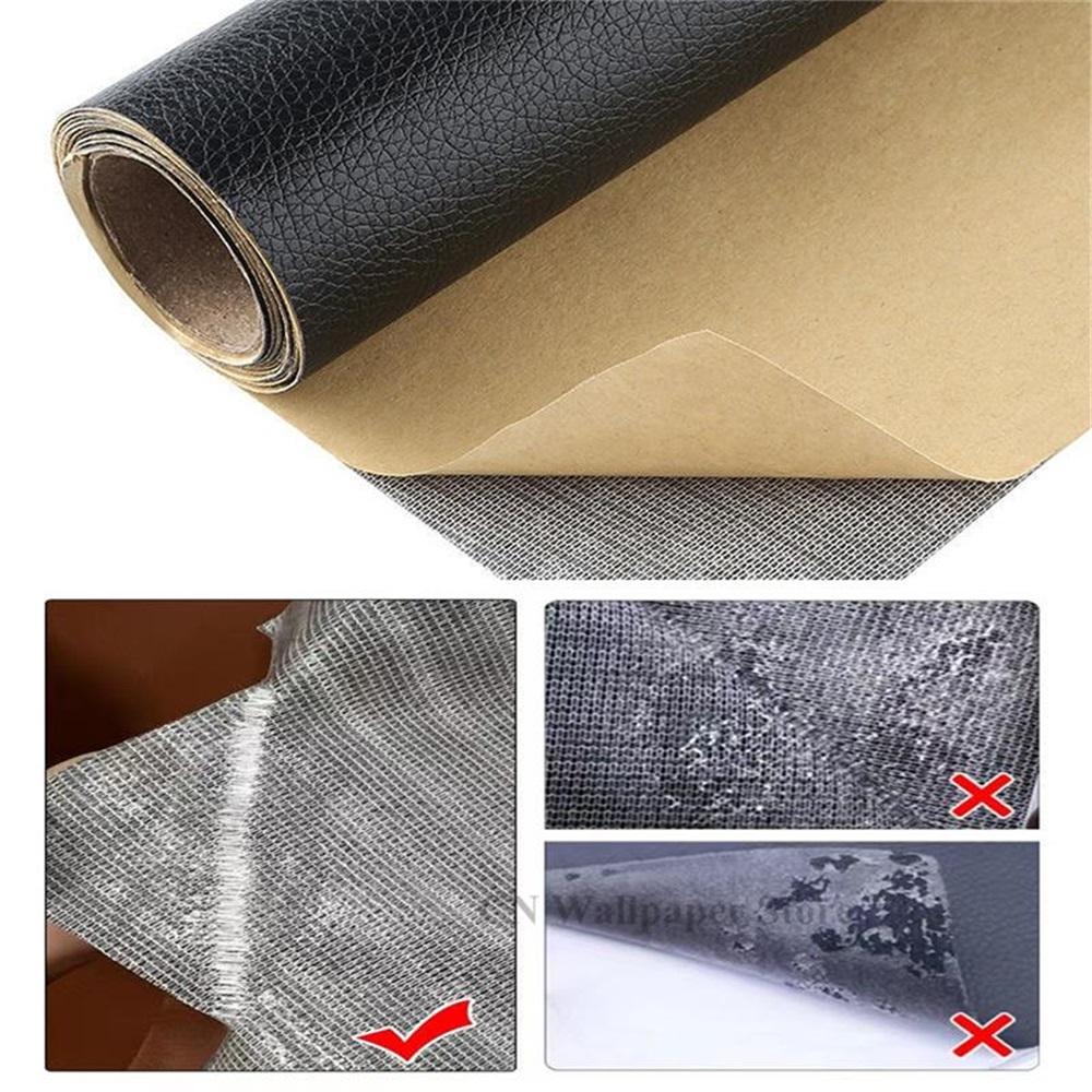 Self-Adhesive Leather Repair Patch, Waterproof & Durable PU Leather Tape For Sofas, Car Seats, Jackets & Bags, 17 Colors & 3 Sizes
