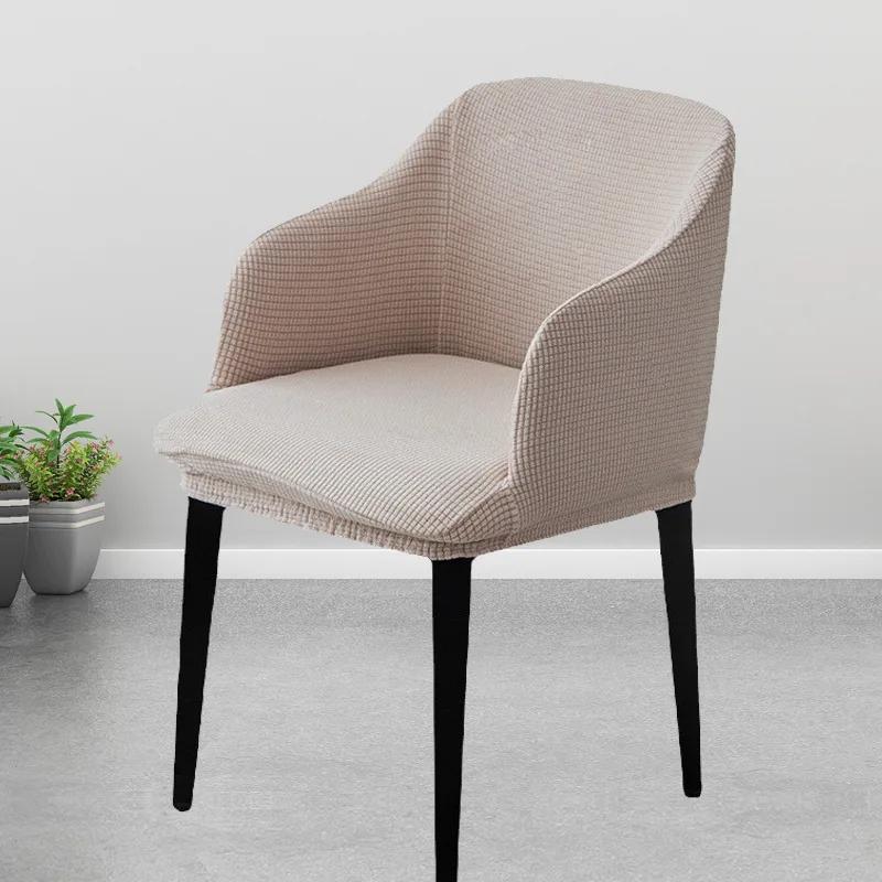 Polar Fleece Armchair Cover Wingback King Back Chair Cover Hotel And Home Party Banquet Seat Cover Home 1/2/4/6PCS