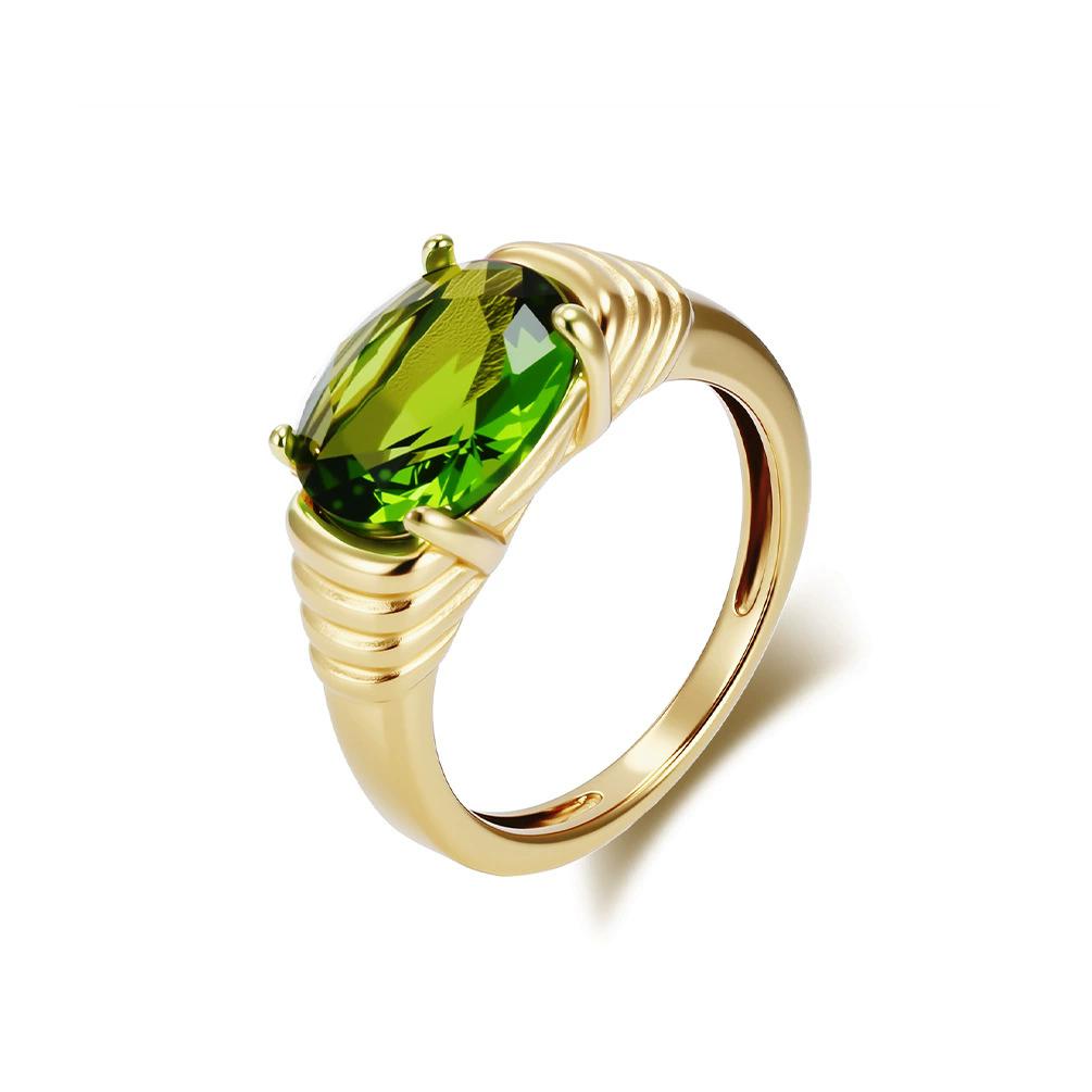 2025 Trendy Gemstone Rings, Fashionable, Light Luxury, High End, Personalized Handmade Accessories