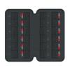 Memory Card Storage Keeper Holder for Deck 24 Slots TF MicroSD Cards Microsd Cards Organizer Wallets Carrying Cases