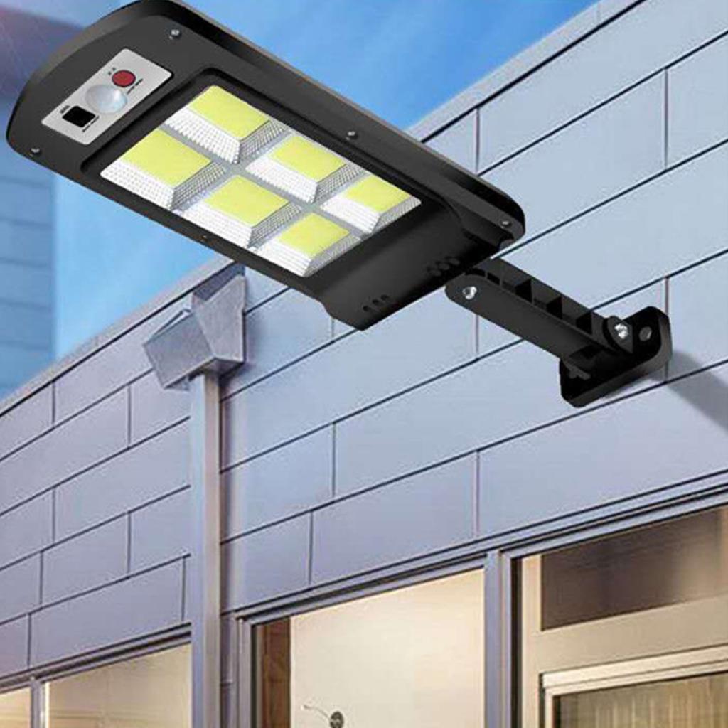LED Solar Street Light Intelligent Light Control System Bracket Remote Sensing with 3 Modes for Garden Street Deck Patio