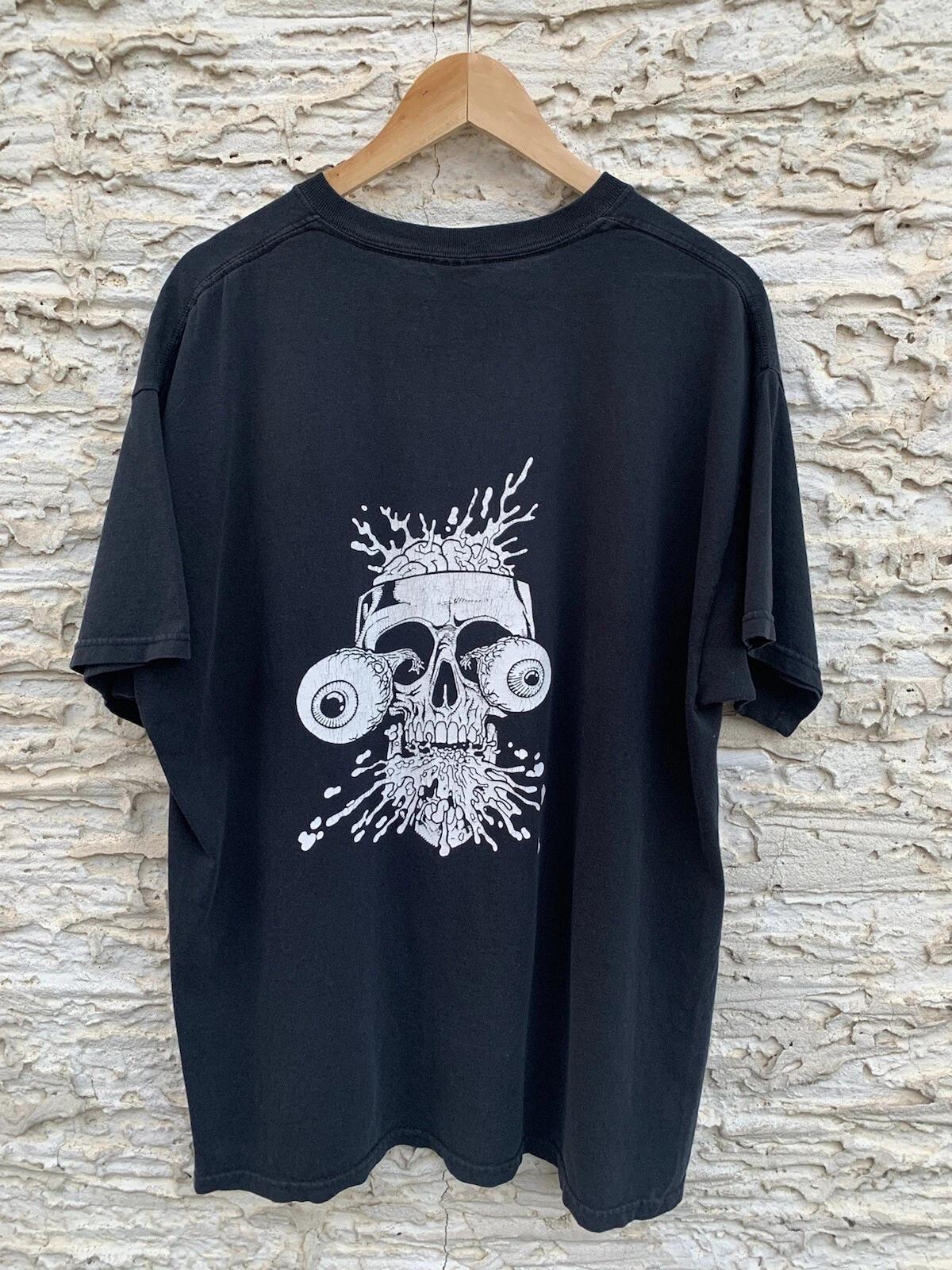 Transworld Snowboarding T Shirt Men’s XL Black Skull Vtg Promo S
