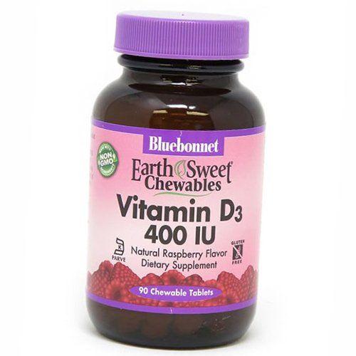 

Жувальний Вітамін Д, Chewables Vitamin D3 400, Bluebonnet Nutrition 90таб Малина (36393106) 90tab Raspberry
