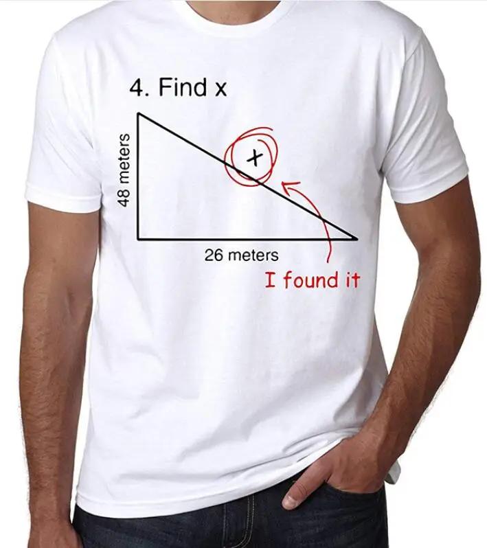 Women's round Collar Short Sleeve T-shirt INS Fashion Mathematical Formula Print Casual Summer Top Polyester Fabric