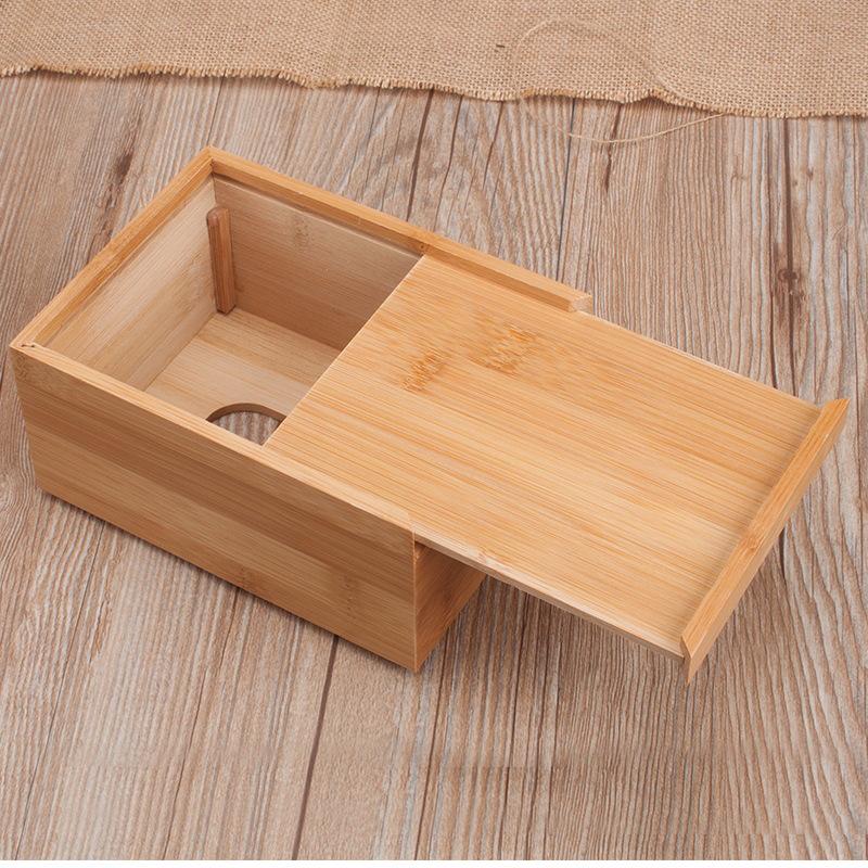 Custom Printed Wooden Napkin and Tissue Box for Restaurants and Hotels