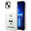 Etui Karl Lagerfeld Transparent Choupette Body Do Iphone 14 Plus, Przeźroczysty/Transparent