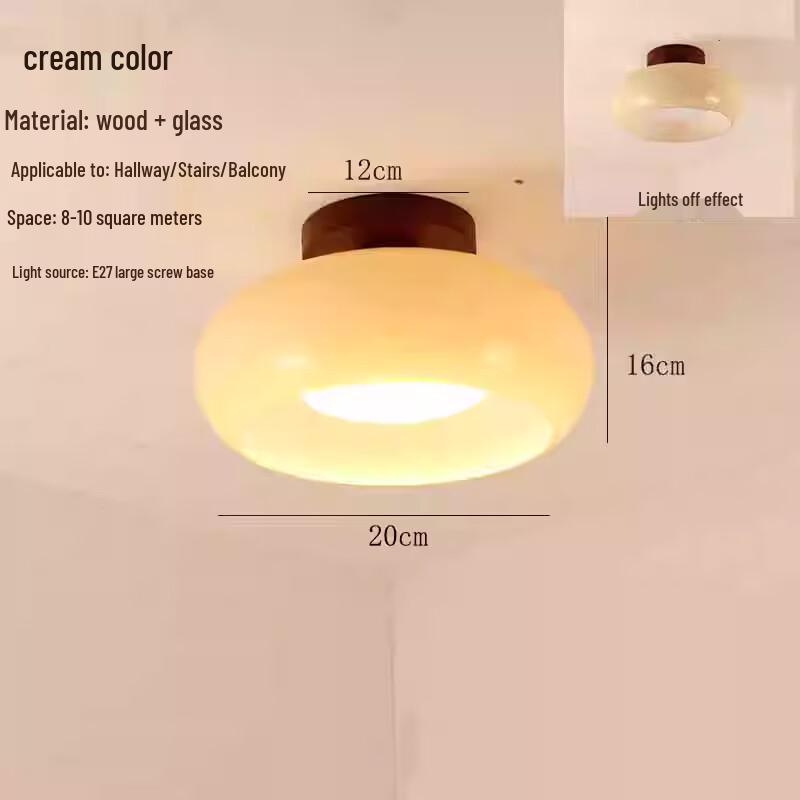 Light Luxury Walnut Brass Chinese Ceiling Lamp