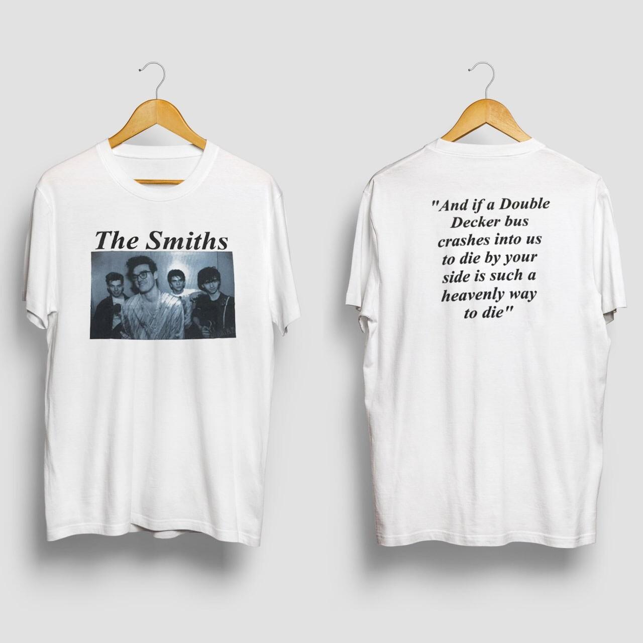 2 sided The Smiths band t-shirt, there is a light that never goes out Unisex T-Shirt XXL