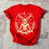 Cernunnos TShirt Celtic Horned God Pagan Tee Mystical Clothing Mens Unisex Daily Life Cotton Tops Unique Graphic Printed Tshirt