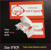 Tear-Resistant Anti-Tamper Warranty Seal & Anti-Theft Fragile Label Sticker