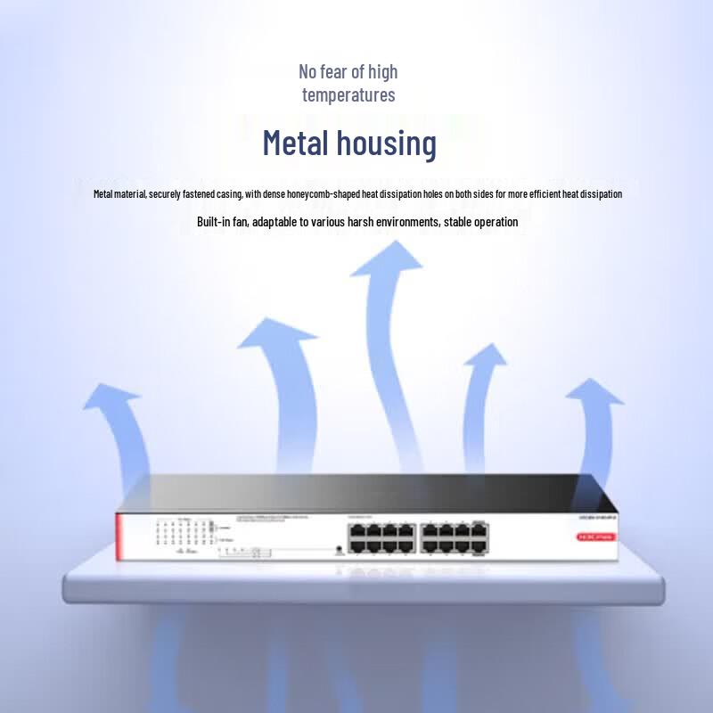 H3C S16G-HP-U 16-Port Gigabit Unmanaged PoE Switch