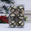 6pcs Painted Christmas Balls Pendant Shatterproof Christmas Gift Balls  Hotel Mall