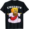 NEW LIMITED Cheesus Jesus Christ Funny Cheese Christian Xmas T-Shirt Unisex T-Shirt