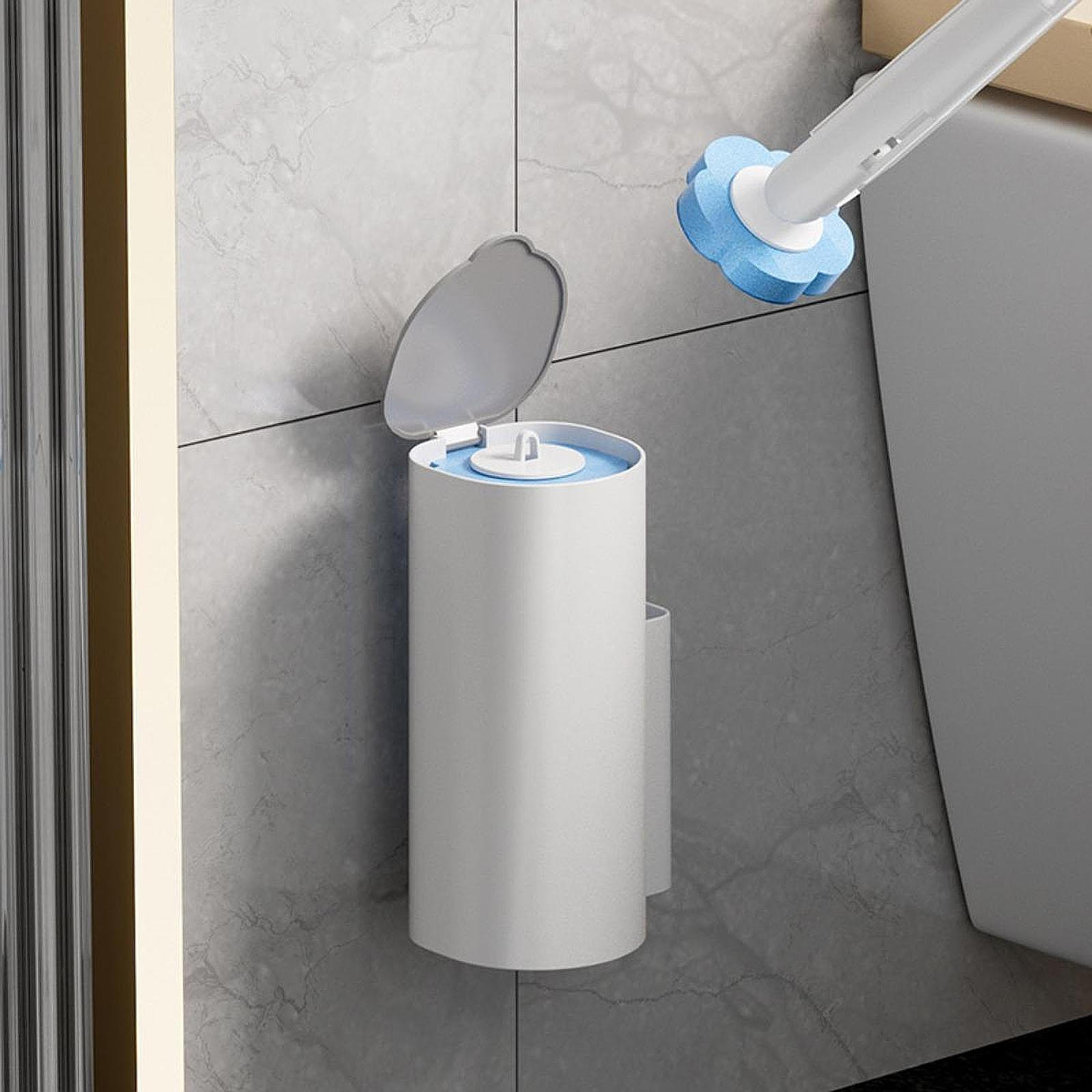 Disposable Toilet Brush Accessories Scrubber Bowl