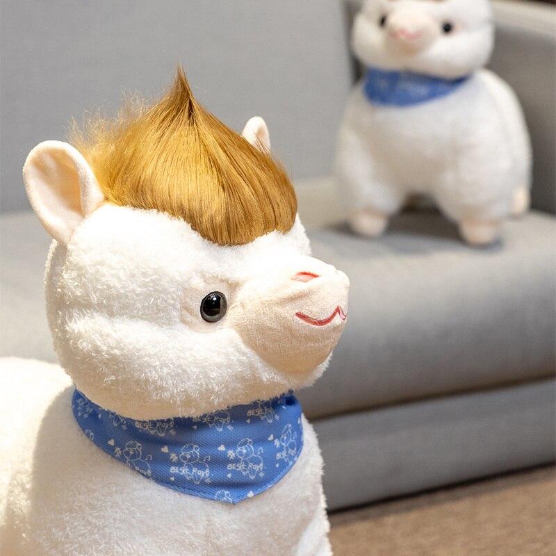 Kawaii Alpacasso Peluche Toys Interesting Variety Alpaca Dolls Stuffed Soft Animal Toy for Children Kids Birthday Xmas Gifts