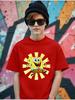 Lovable SpongeBob Short Sleeve T Shirt For Kids Summer Cute Cartoon Crewneck 3-14