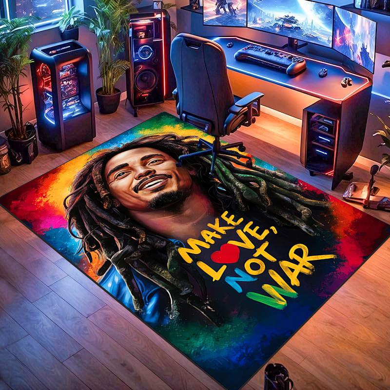Harmony Peace: Make Love, Not War carpet Doormat Home Decor Office chair cushion Room Protective pad