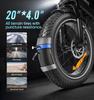 SAMEBIKE LOTDM200-II 750W 48V 13AH Folding Electric Bicycle for Adults 20 X 4.0 Inch Fat Tire Mountain E-bike With Removable Battery