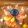 Musical Rotating Lotus Birthday Cake Candle - Sings & Blooms, Perfect for Kids & Celebrations
