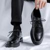 Brock Leather Shoes Summer British Style Business Dress Soft Sole Casual Derby Wedding Tide Shoes