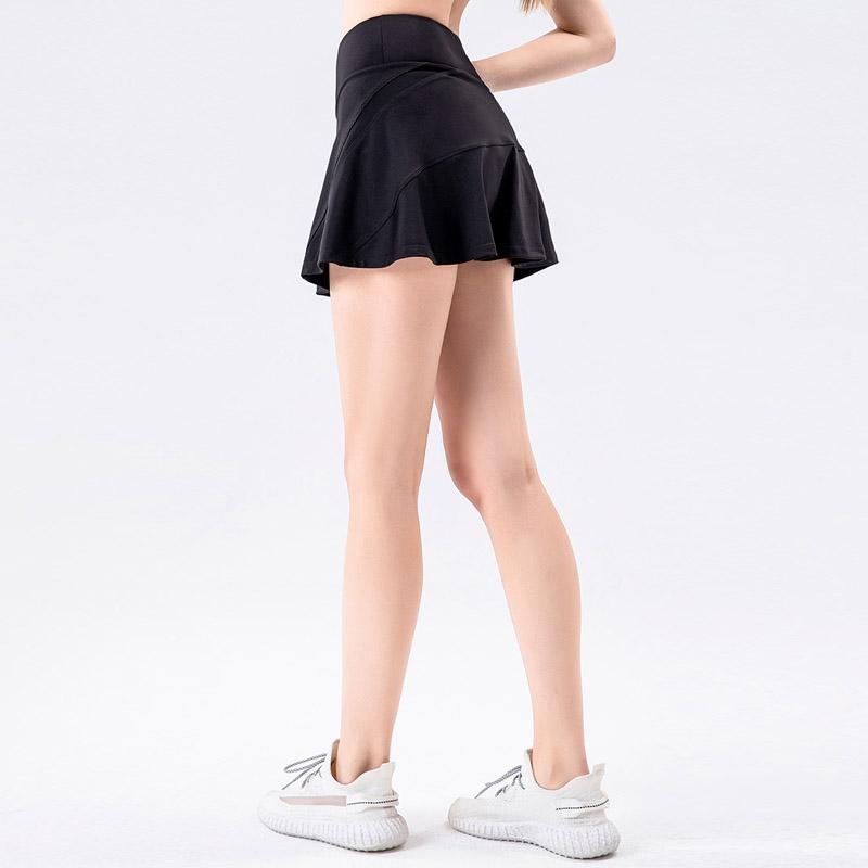 Women's Sports Running Skirts Elastic Workout Yoga Hiking Shorts Travel Summer Skirts