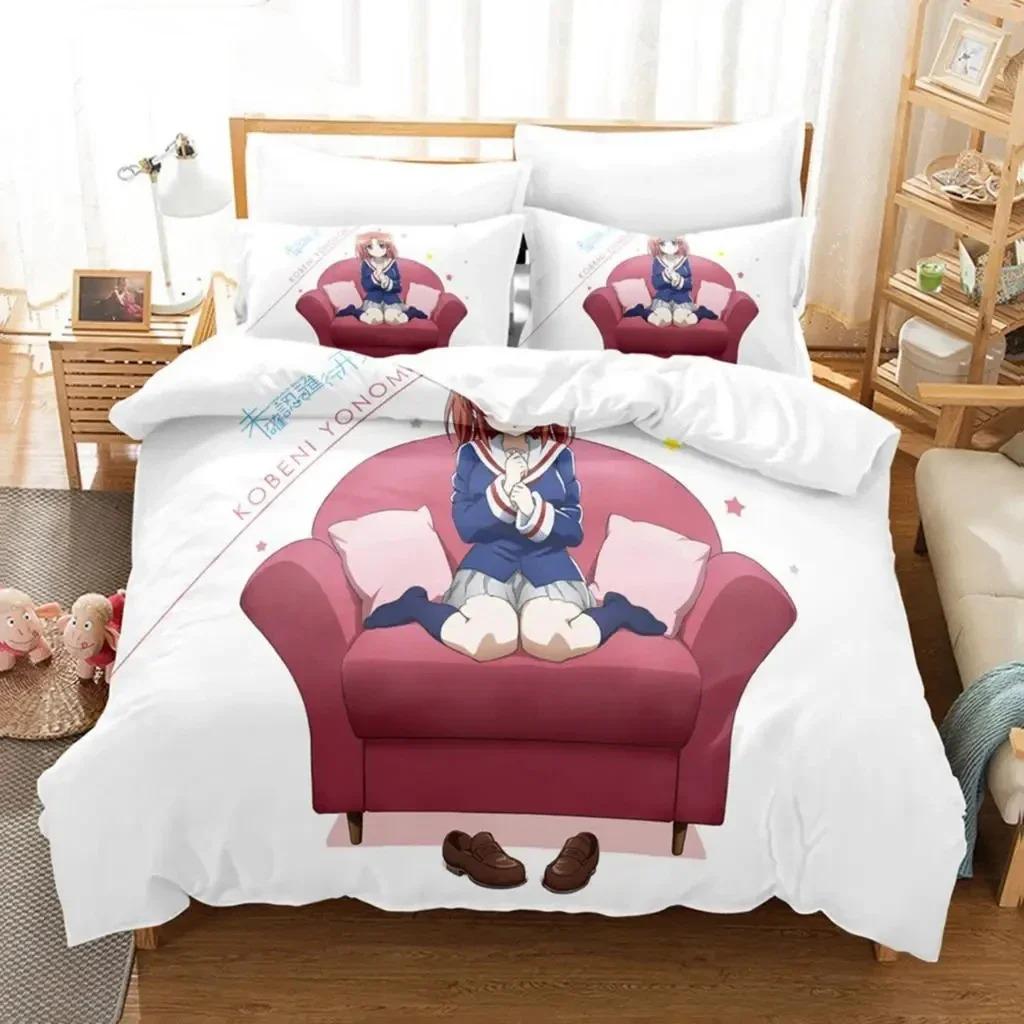 Anime Verlobt mit dem Unbekannten Bettwäsche-Set für Jungen und Mädchen, Twin Queen Size, Bettbezug, Kissenbezug, Bett, Kinder, Erwachsene, anpassbar