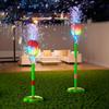 Spring Summer Party Bubbles Automatic Bubble Machine for Kids Blower with Lights And Music Adjustable Height 17-38 Stand Inches Vertical Tower