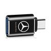 1 ks Nabíjecí adaptér do auta Typ-C na USB Konvertor Autopříslušenství Pro Mercedes-Benz C500 C200 C300 B C E GLA CLA GLK GL ML GLE Třída Autopříslušenství